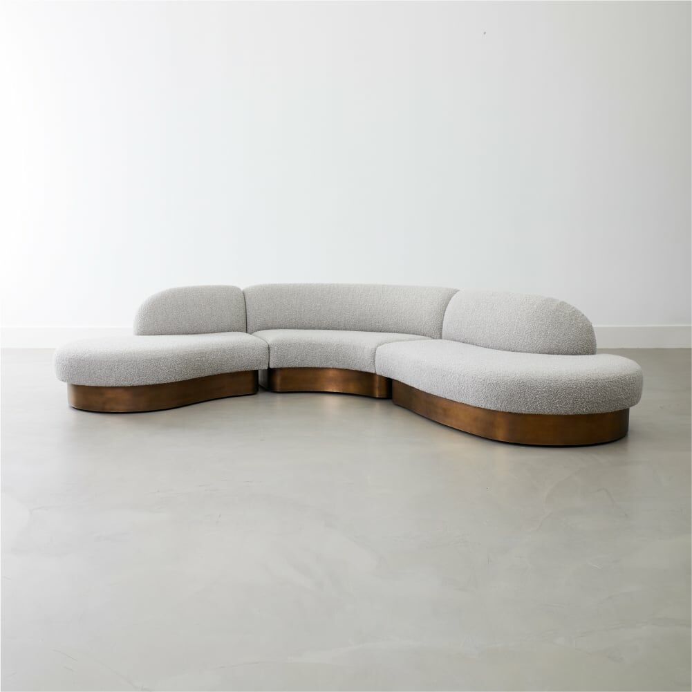 Coup Studio Seating_Biomorphic Sectional – 3 Piece