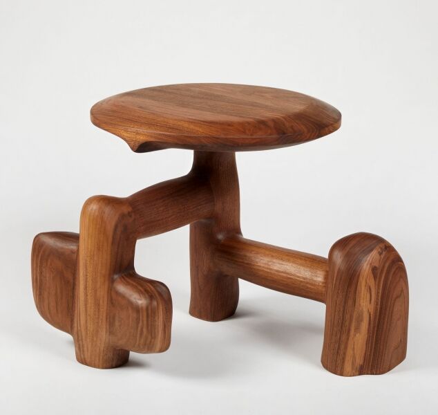 015 Sculptural Side Table by Casey McCafferty