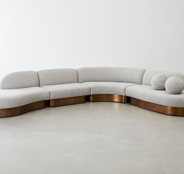 Biomorphic Sectional-4 Piece by COUP STUDIO