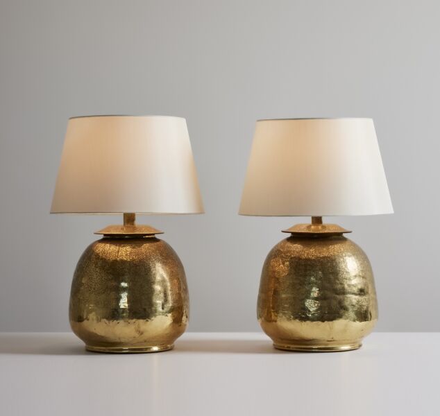 Pair of Magma Table Lamps