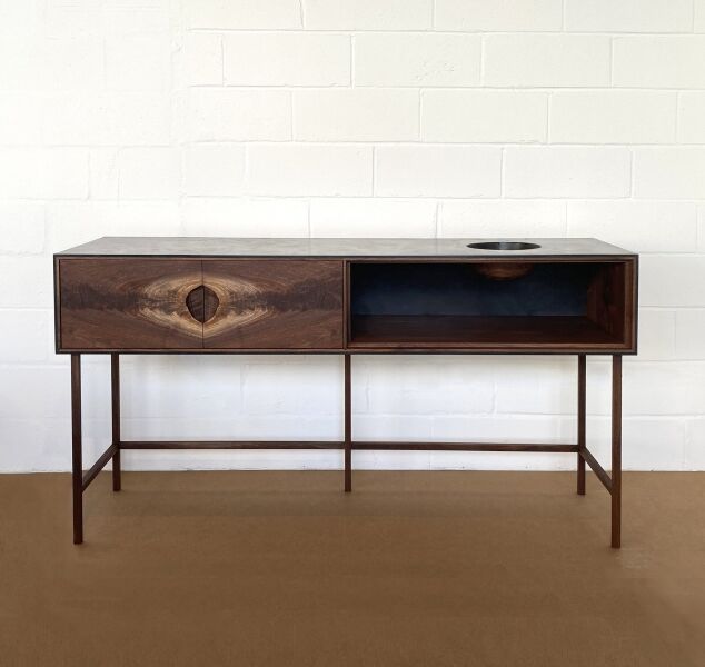 Outside In Console Walnut by Patrick Weder