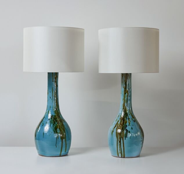 Pair of Grotto Table Lamps